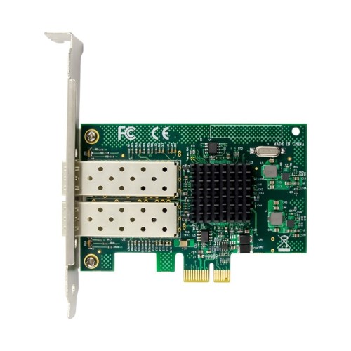 ST7257 PCIE X1 Intel 82576EB Dual Port SFP Ethernet Card NIC